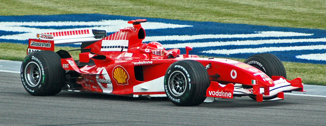 Image:Schumacher (Ferrari) in practice at USGP 2005.jpg