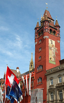 Rathaus, Basel's Town Hall.