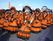 Marching band Schränz-Gritte at the Basler Fasnacht carnival 2006