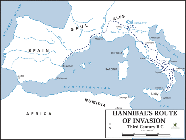 Image:Hannibal route of invasion.gif