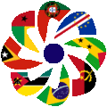 Flags of the member states of the CPLP.