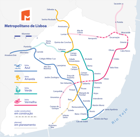 Image:Metro Lisboa Route Map.png
