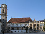 The tower of the University of Coimbra, Coimbra - the university is one of the oldest in continuous operation in the world.