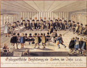 Tagsatzung of 1531 in Baden (1790s drawing).