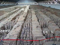 Part of the Terracotta Army