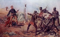 Shaka dismissed firearms as ineffective against the massed charge of his spearmen. Although ultimately failing against modern rifle and artillery fire in 1879, his theory achieved some success at Isandlwana.