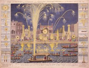 Fireworks in 1749