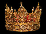 The crown of Christian IV, part of the Danish Crown Regalia.