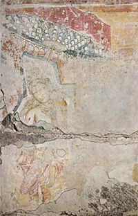 Indian fresco painting, c. 700