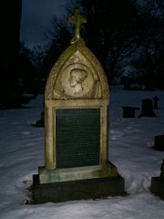 Memorial marker for Margaret Fuller and family located at Mount Auburn Cemetery in Cambridge, Massachusetts