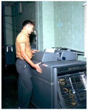 IBM 407 tabulating machine, (1961)