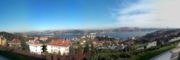 Panoramic view of the Bosporus from the hills of the Ulus district