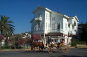 A street scene from Büyükada, the largest of the Princes' Islands
