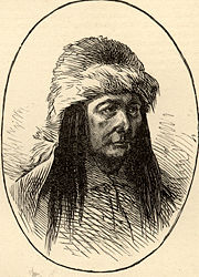 Sketch of Sitting Bull which appeared in the December 8, 1877 issue of Harper's Weekly
