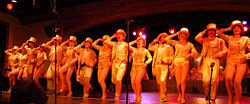 A Chorus Line was lit using conventional lighting instruments