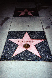 Marley's star on the Hollywood Walk of Fame