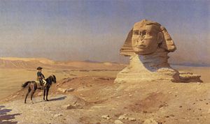 Bonaparte Before the Sphinx, (ca. 1868) by Jean-Léon Gérôme, Hearst Castle