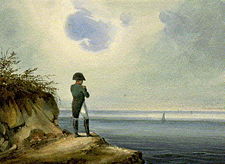 Napoleon looking out to sea from St Helena