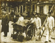1892 Cholera outbreak in Hamburg, Germany, disinfection team