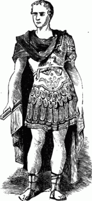 An illustration of Julius Cæsar.