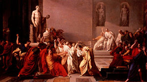 Morte di Giulio Cesare (Death of Caesar) by Vincenzo Camuccini