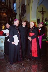 Cardinal Ratzinger in 2003.