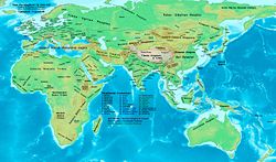 Full map: Eastern Hemisphere in 600 AD.