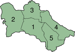 Provinces of Turkmenistan
