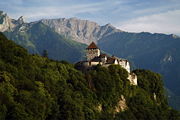 Schloss Vaduz, overlooking the capital, is still home to the prince of Liechtenstein
