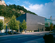 City-centre with Kunstmuseum (Liechtenstein Art Museum).