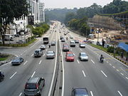 The Damansara Link section of Klang Valley's Sprint Expressway.