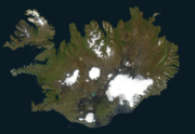 Iceland, as seen from space