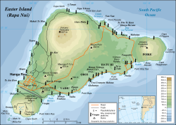 Location of Easter Island