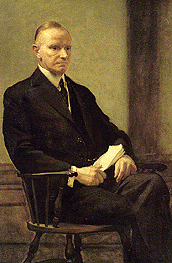 Coolidge's official White House portrait