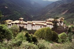 The Trongsa Dzong.