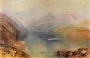 JMW Turner, Alpine Scene, 1802, Tate Britain.