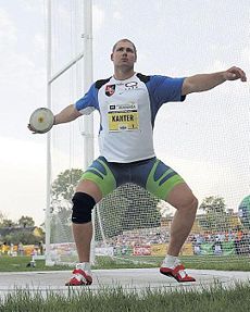 Gerd Kanter, an Estonian discus thrower
