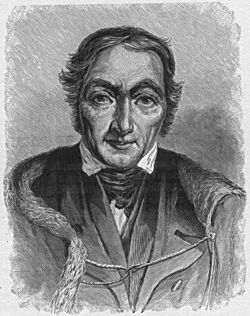 A portrait of Robert Owen