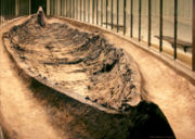 The Ladby ship, the only ship burial found in Denmark