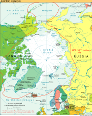 Map showing the location of Denmark including the Faroe Islands and Greenland (pdf)