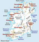 Physical features of Ireland. See also this larger version.