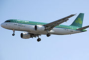 Aer Lingus Airbus A320 jet