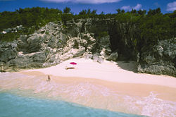 Bermuda's pink sand, Astwood Park beach
