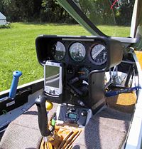 Cockpit of a Typical Modern Glider. Click for details.