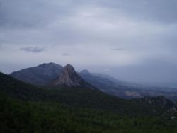 Part of the Kyrenia mountain range