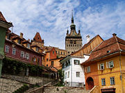 The Saxon city of Sighişoara first attested in the 12th century, is nowadays famous for its Medieval Festival