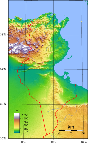 Image:Tunisia Topography.png