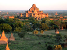 Pagodas and temples continue to exist in present-day Bagan, the capital of the Bagan Kingdom.