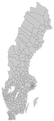 Sweden municipal borders