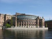 The Riksdag building, Stockholm.